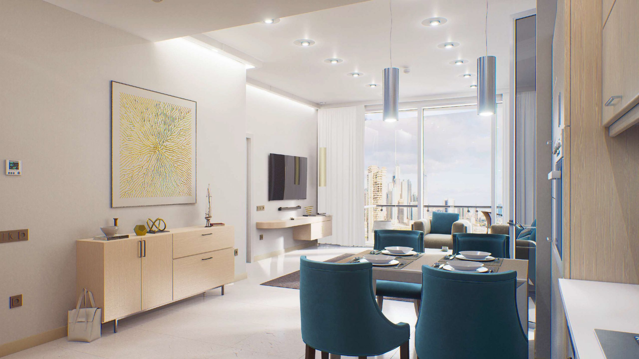 Dubaj, 4 szobás, most épülő lakások
